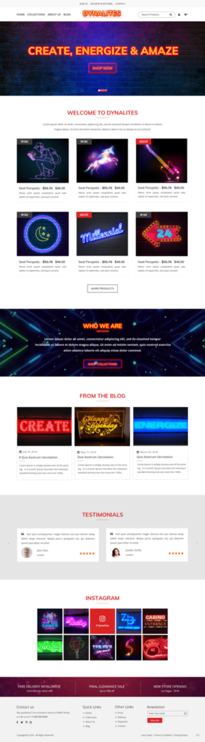 Diseño Web por pb para Dynalites | Diseño: #19311360