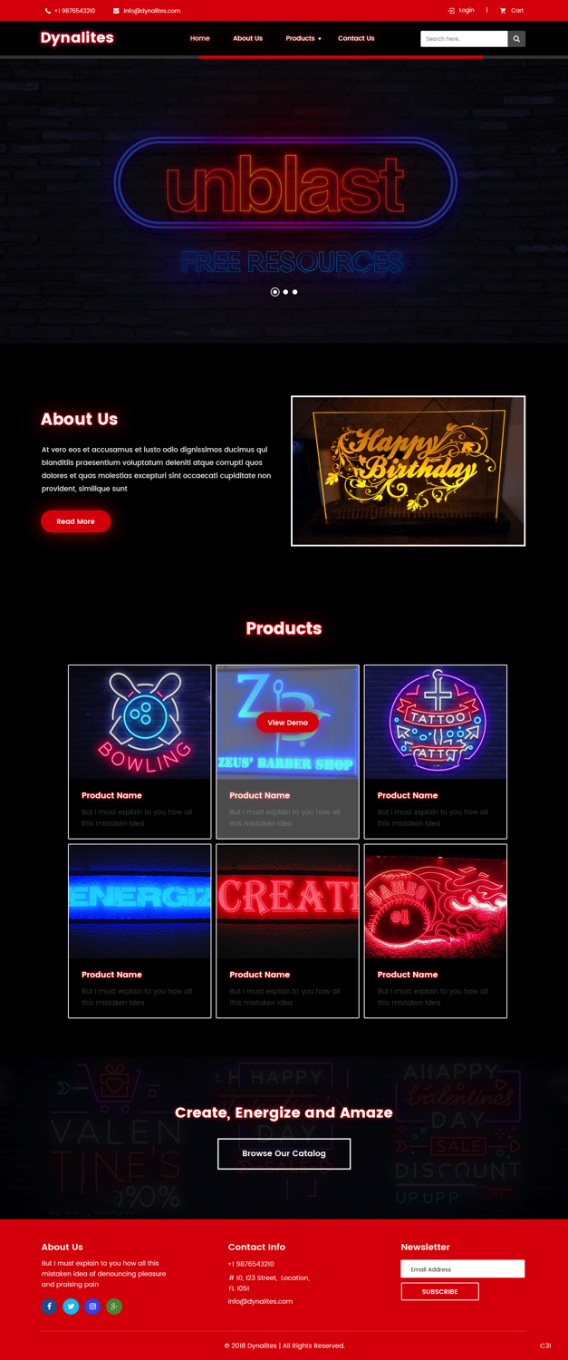 Web Design par pb pour Dynalites | Design #19311364