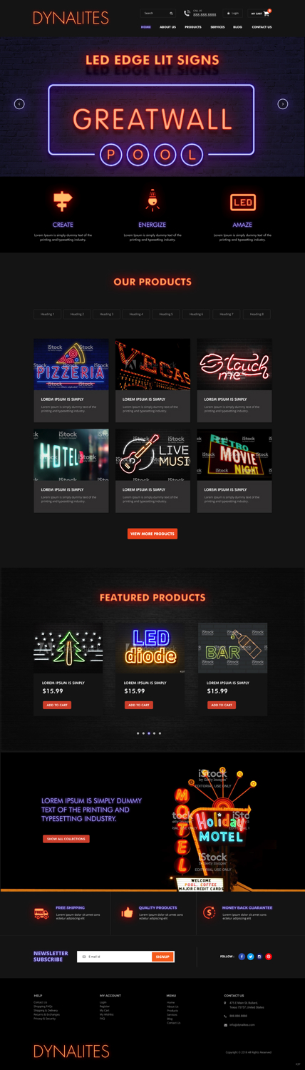 Web-Design von pb für Dynalites | Design #19311368