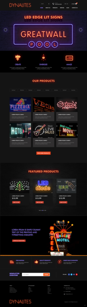 Diseño Web por pb para Dynalites | Diseño: #19311368