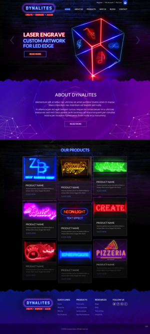 Diseño Web por pb para Dynalites | Diseño: #19325299