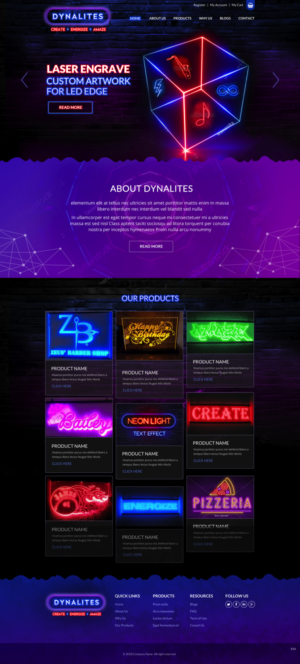 Diseño Web por pb para Dynalites | Diseño: #19325301