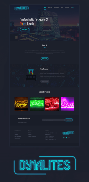 Web Design by primarydesigner2k9 for Dynalites | Design #19330760
