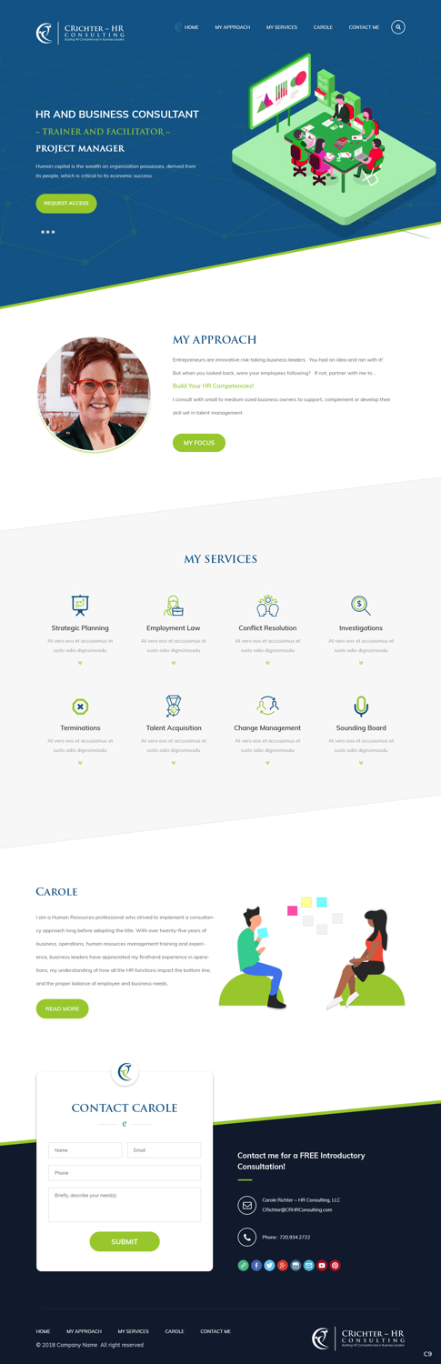 Wordpress Design by pb for this project | Design #19311388