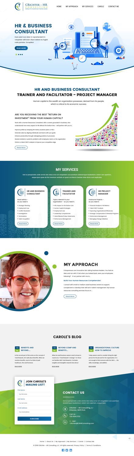 Wordpress Design by pb for this project | Design #19311389