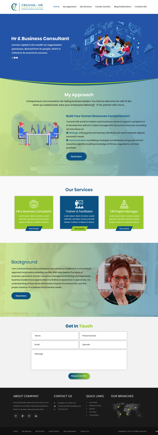 Wordpress Design by pb for this project | Design #19311402