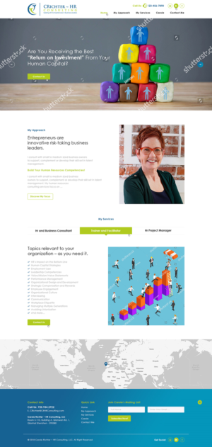 Human Resource Consultant's Website needs an Updated Look | WordPress-Design von Ved Web Services