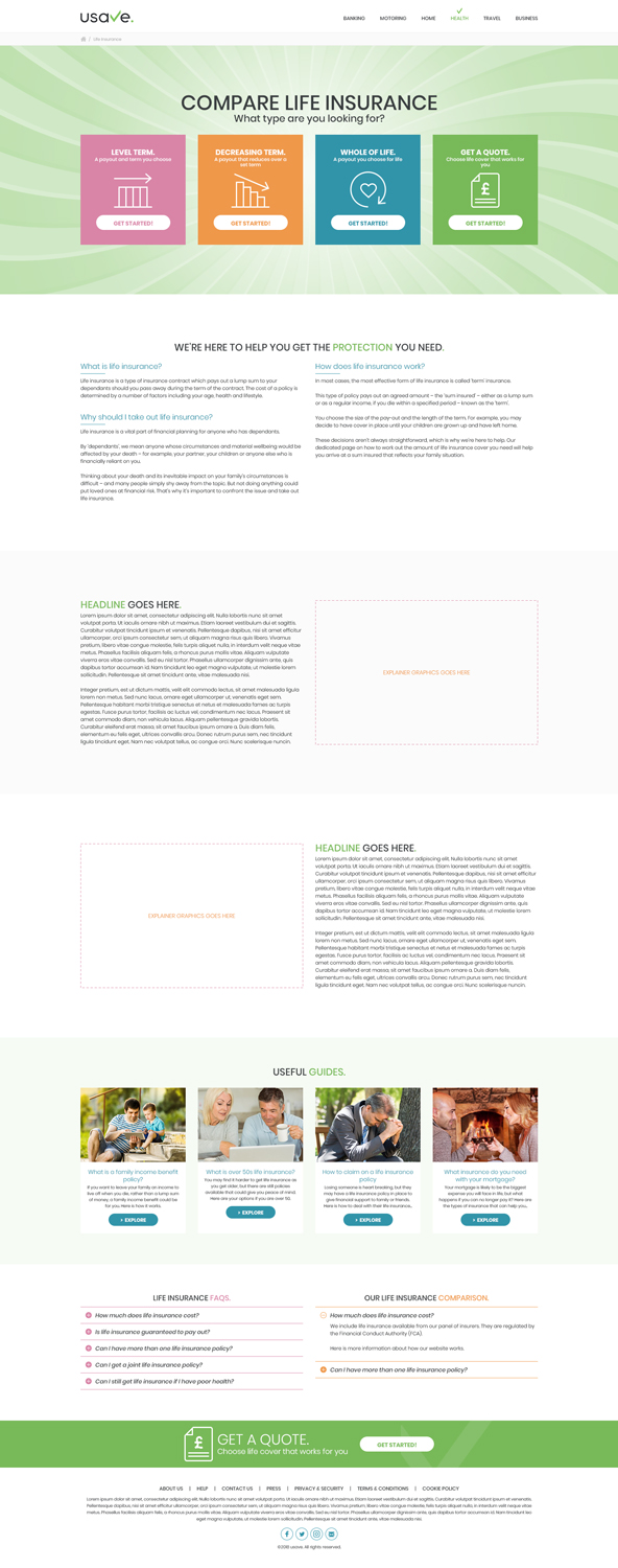 Design de Page d'Accueil par MIND pour Relevant lTD | Design #19316650