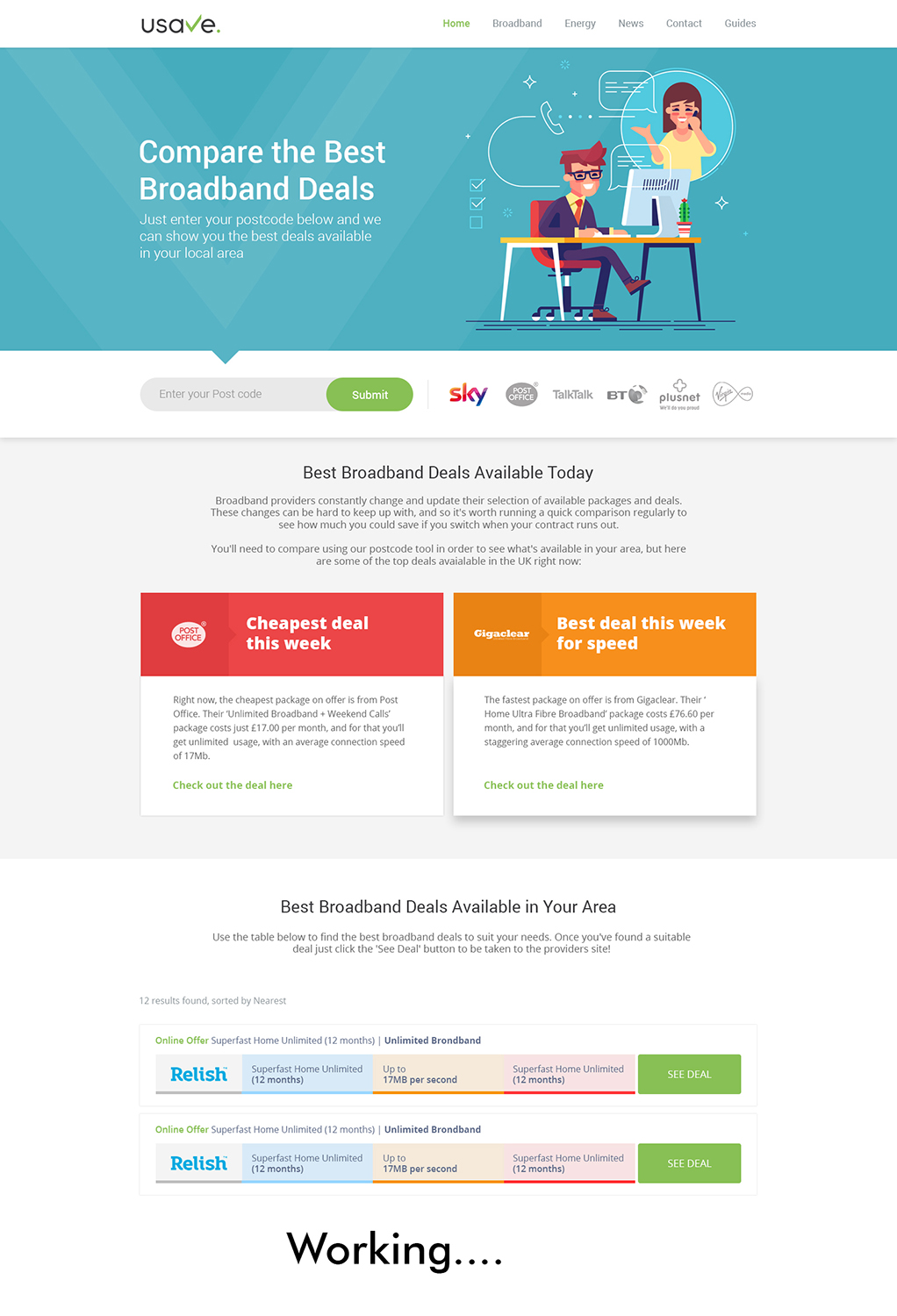 Landing Page Design by lemosys infotech for Relevant lTD | Design #19331358