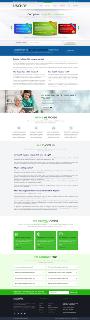 Design de Page d'Accueil par Saleems pour Relevant lTD | Design #19344807