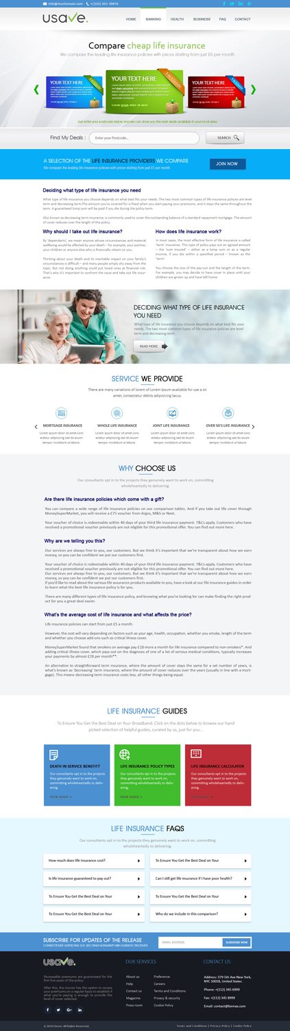 Landing Page-Design von Saleems für Relevant lTD | Design #19344809