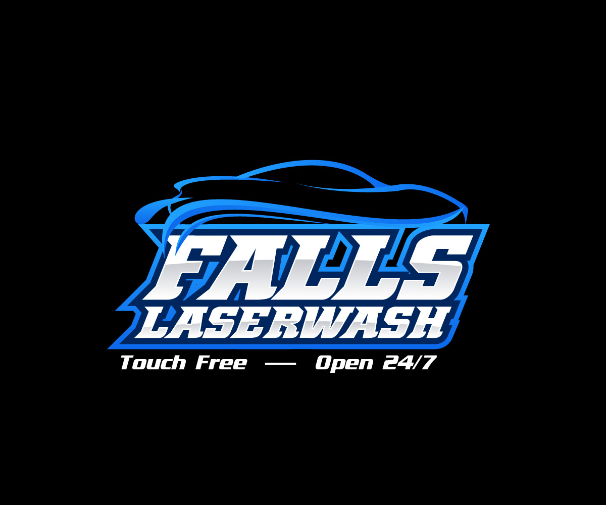 Logo Design by Sergio Coelho for Falls Laserwash | Design #19312882