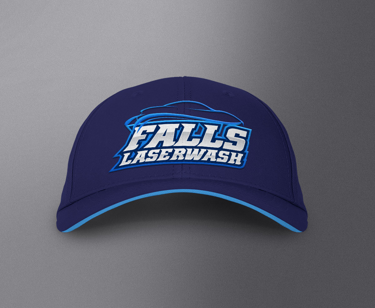 Logo Design by Sergio Coelho for Falls Laserwash | Design #19312887