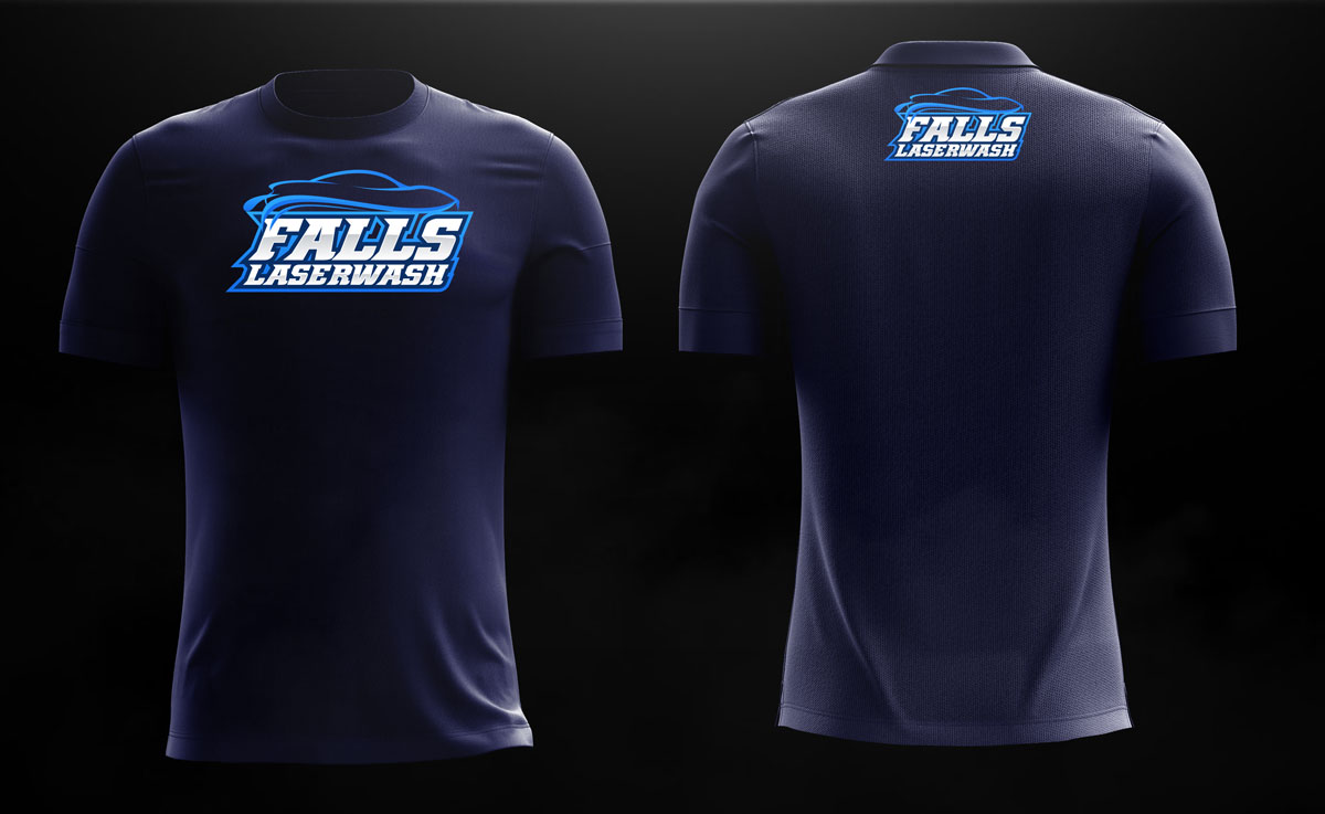 Logo Design by Sergio Coelho for Falls Laserwash | Design #19323213