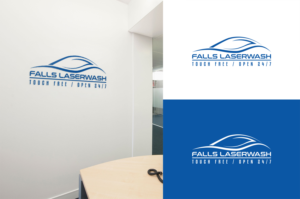 Logo Design by Grafactory for Falls Laserwash | Design: #19325734