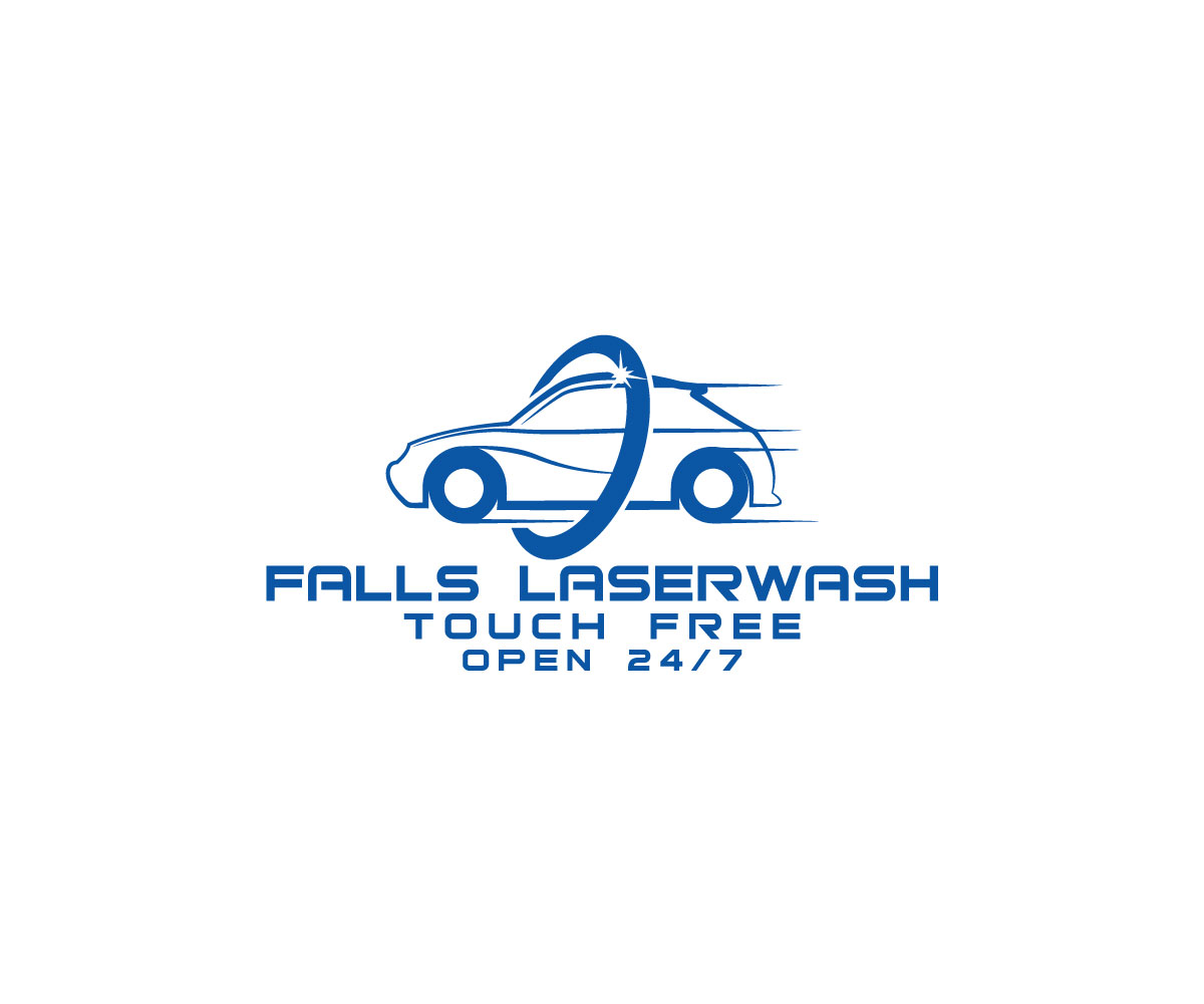 Logo Design by Synthi for Falls Laserwash | Design #19287465
