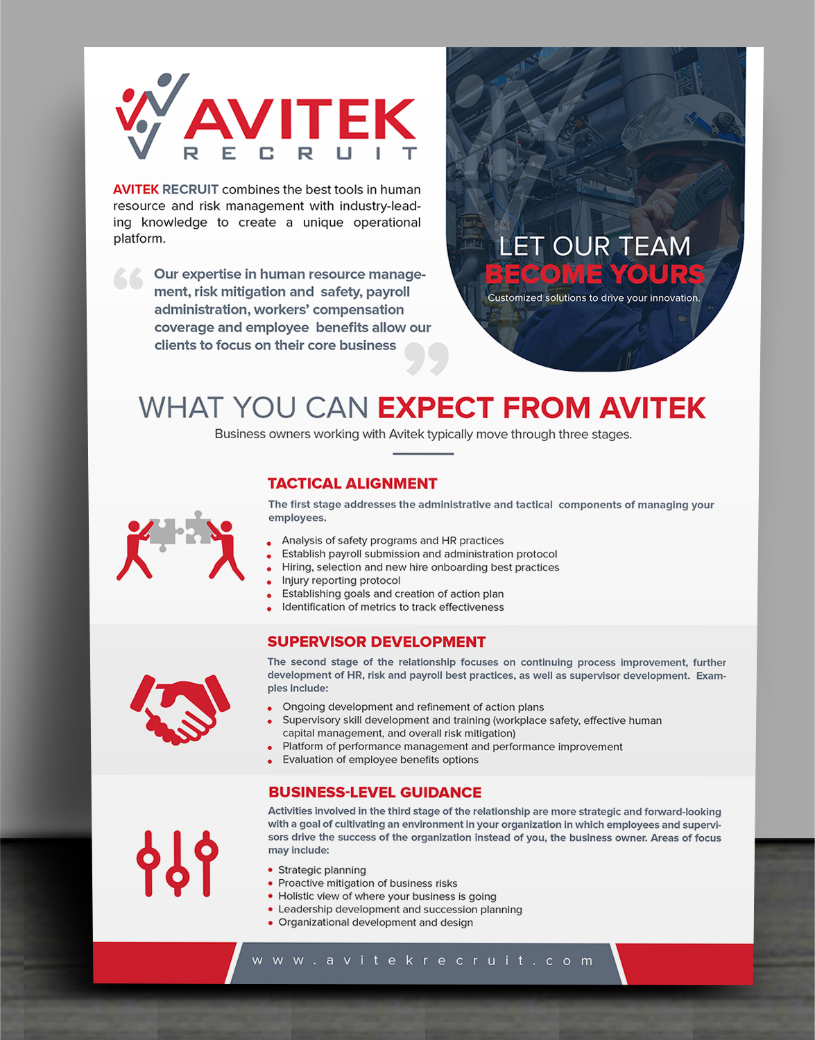 Bold, Serious, Staffing Flyer Design for Neozene by SAI DESIGNS 