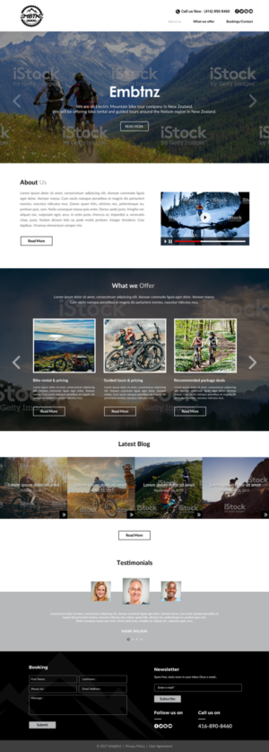 Electric mountain bike tours nz  | Web Design par chandrayaan.creative