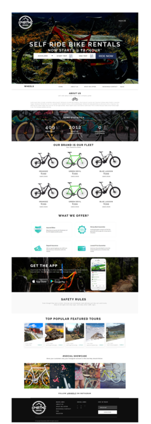 Web Design by Bhushan jha for Electric Mountain Bike Tours NZ | Design: #19325574