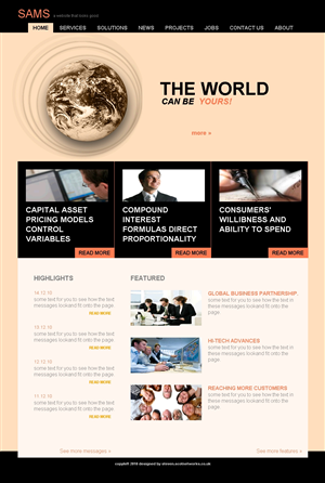 Web Design by chanda.m2soft