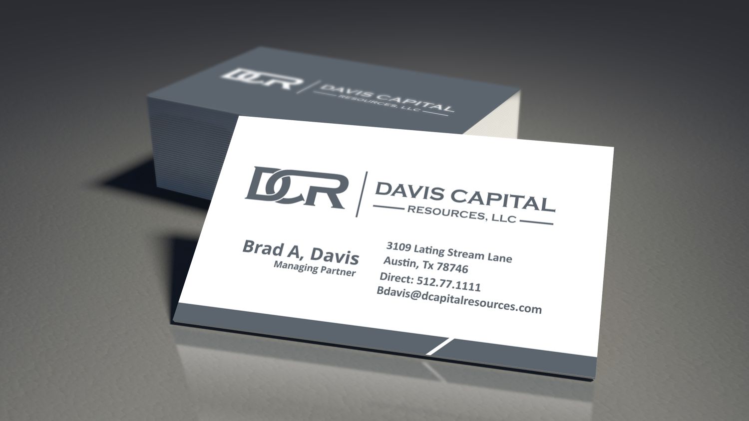 Business Card Design by Sarah Graphic for Davis Capital Resources | Design #19301350