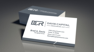 Business Card Design by Sarah Graphic for Davis Capital Resources | Design: #19301350