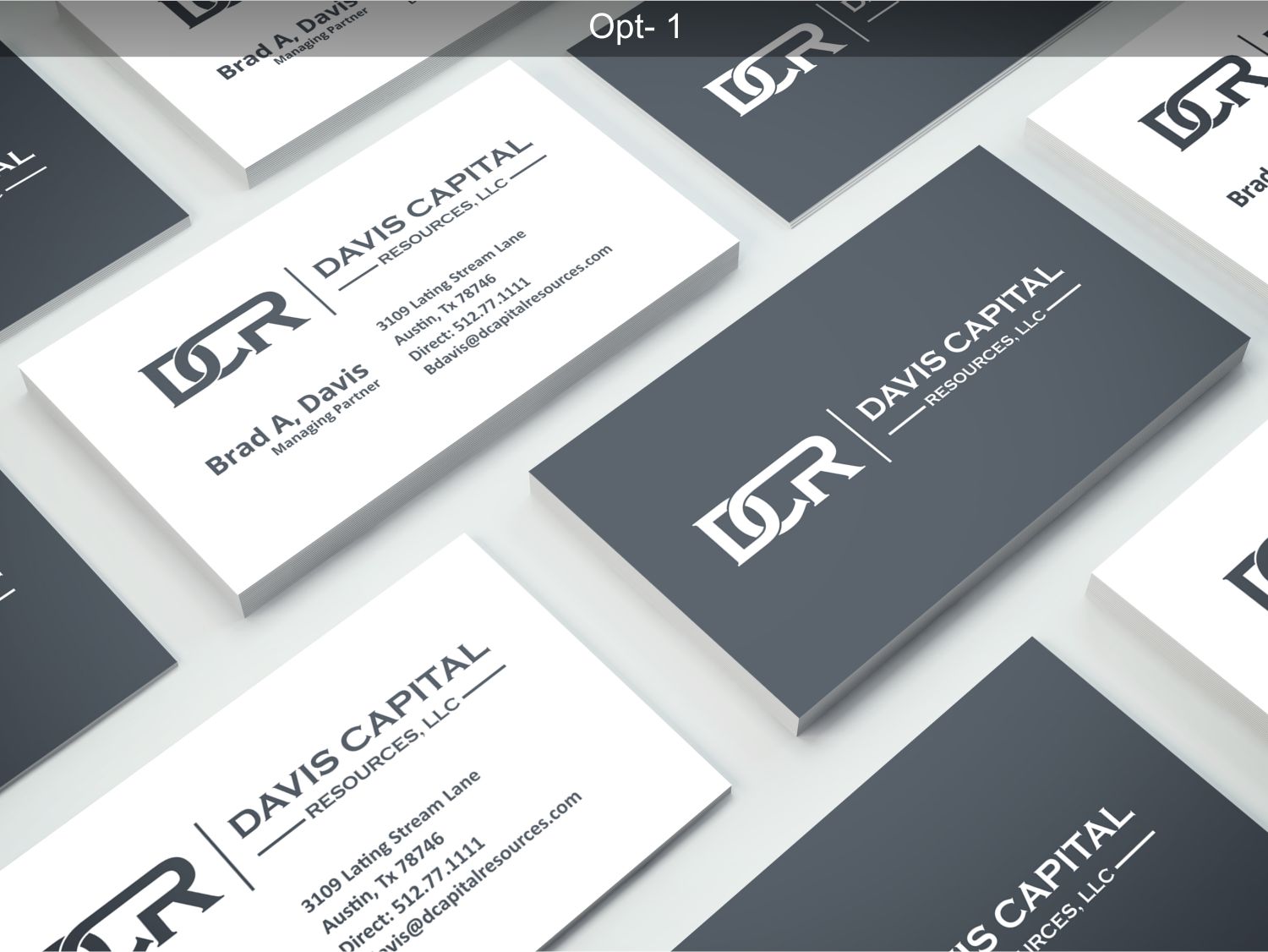 Business Card Design by Sarah Graphic for Davis Capital Resources | Design: #19301599