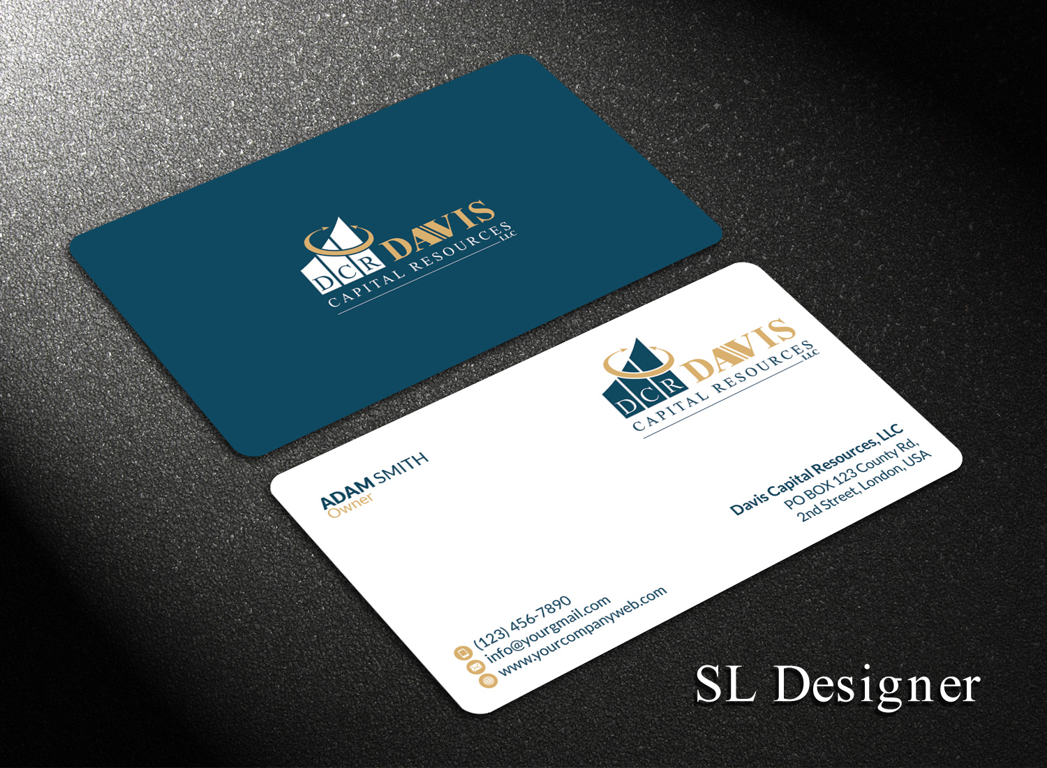Business Card Design by SL Designer for Davis Capital Resources | Design #19299928