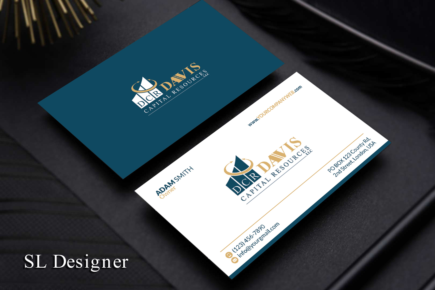 Business Card Design by SL Designer for Davis Capital Resources | Design #19299932