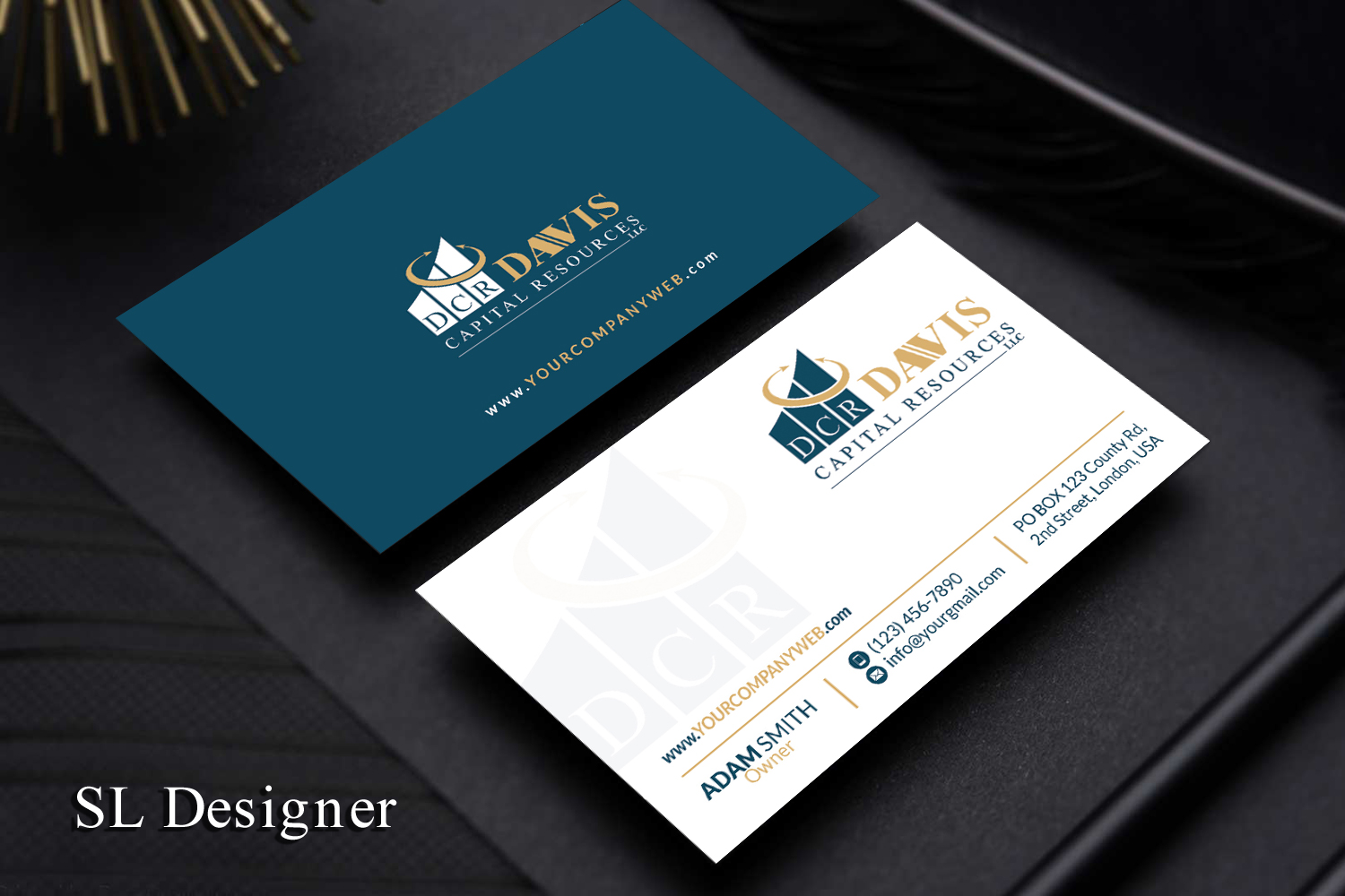 Business Card Design by SL Designer for Davis Capital Resources | Design #19299933