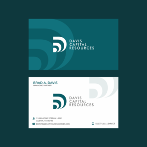 Design de Carte de Visite par JEEiEE pour Davis Capital Resources | Design #19299840