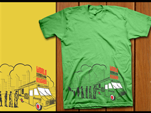 World Street Kitchen Truck | T-shirt Design by denuj
