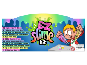 EZ-Slime Kit - Crystal/translucent slime kit with lots of add ins.  Need a label for container