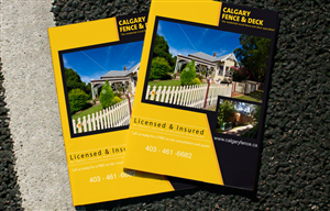 Fence & Deck Construction Flyer | Flyer Design by Soluciones Creativas