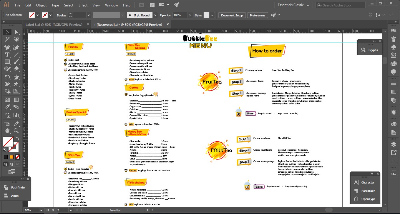Diseño de Menú por Krypton Designer para este proyecto | Diseño #19345439