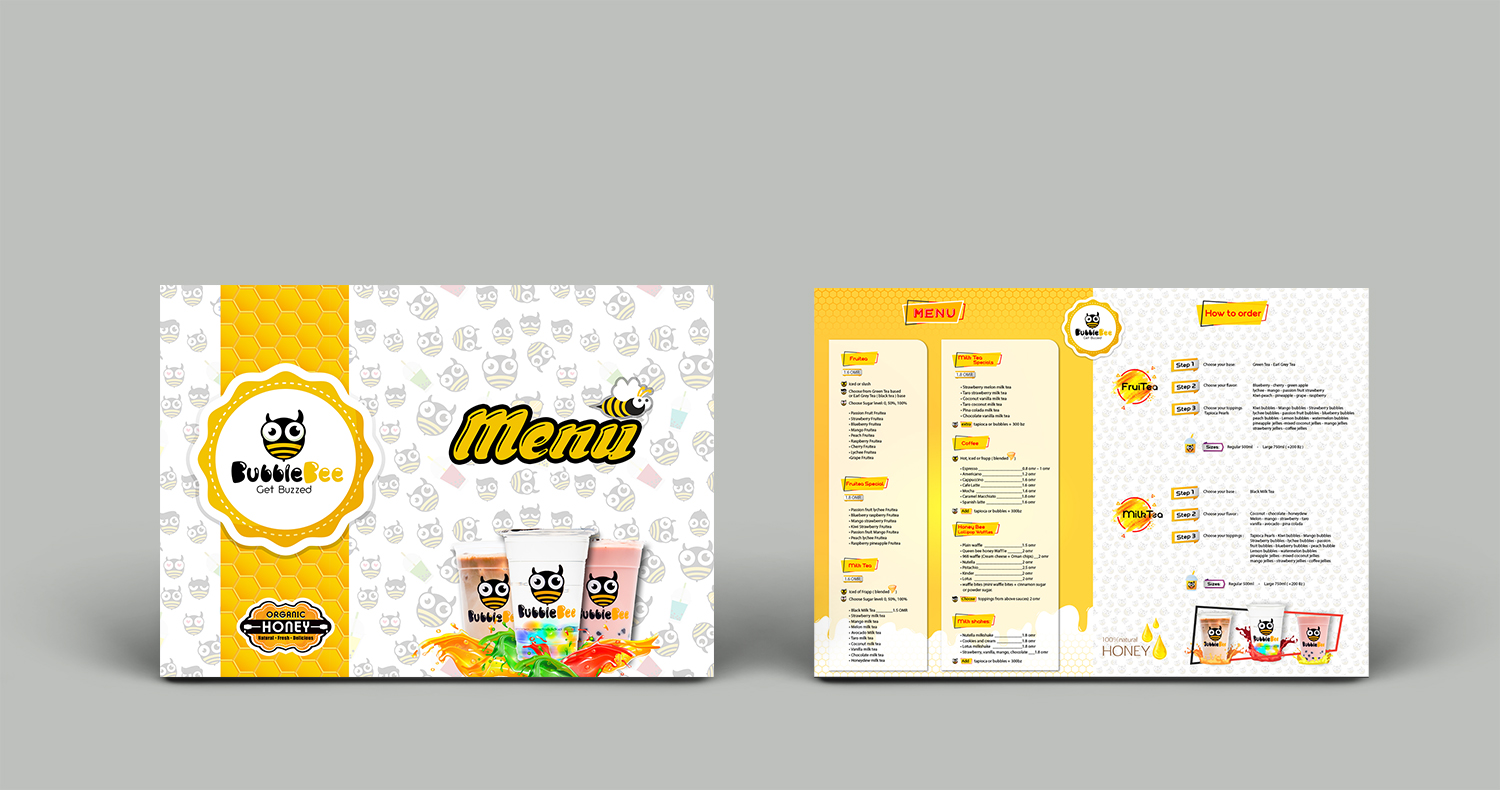 Menu Design by Krypton Designer for this project | Design #19352849