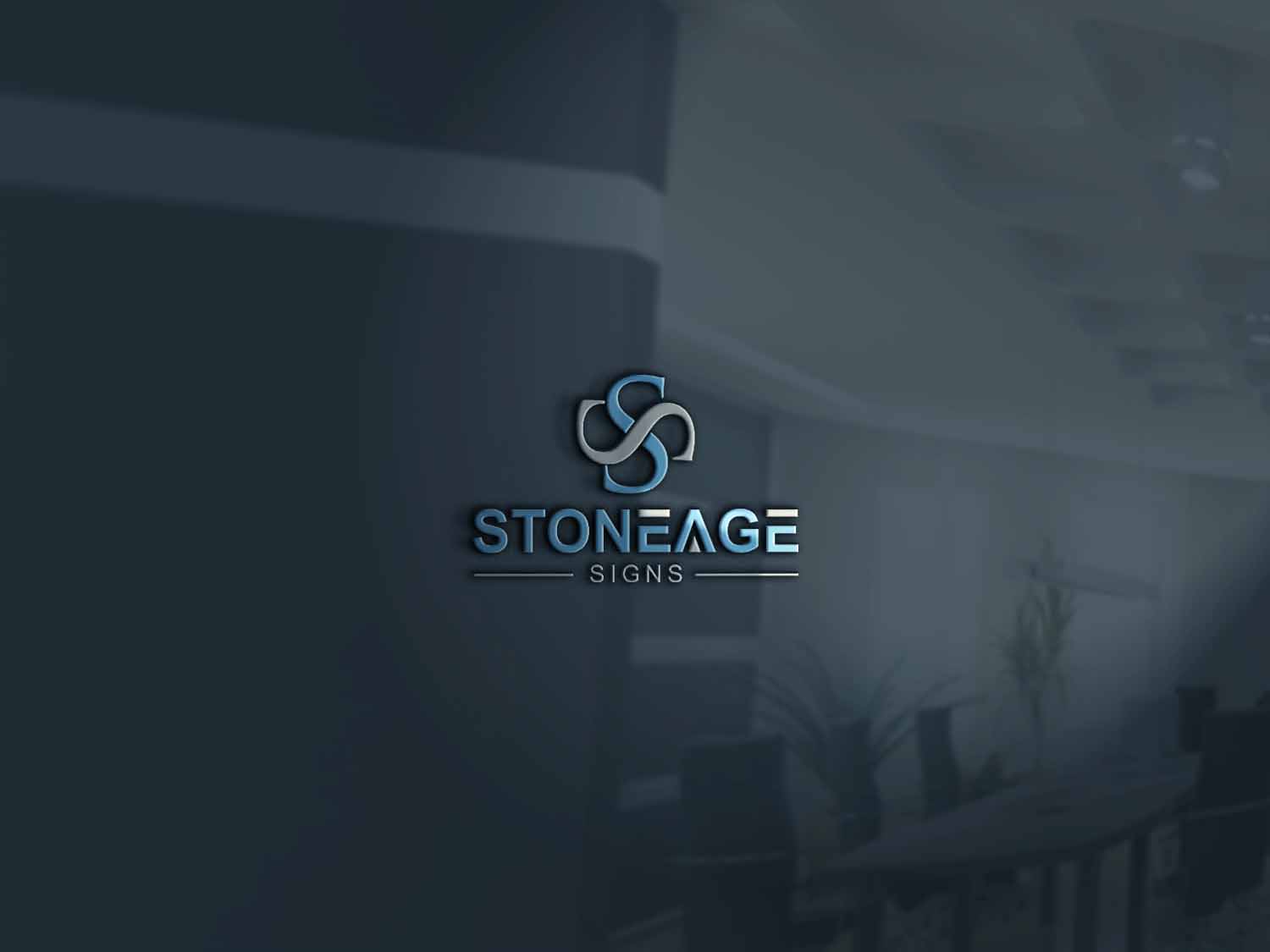 Logo Design by black logo for Stoneage Signs | Design #19318445