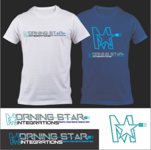 Morningstar Integrations  Security | Access Control | Cameras | Data | Logo Design by Doddy.K.Insani
