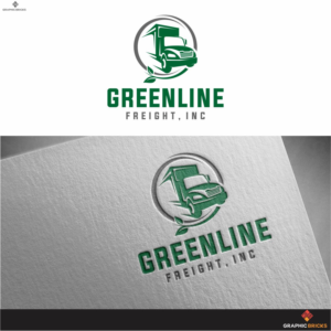 GREENLINE FREIGHT | Logo Design by Graphic Bricks