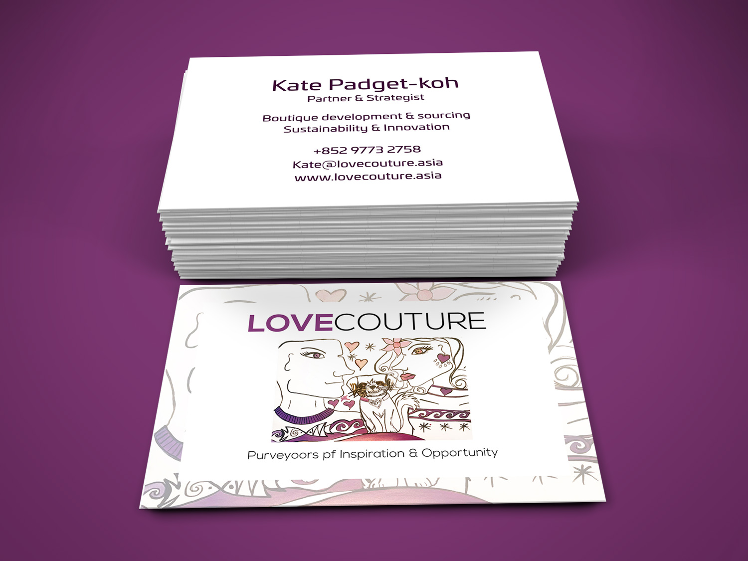 Business Card Design by Mosa Abo swelem for Kate Padget-Koh | Design #19309002
