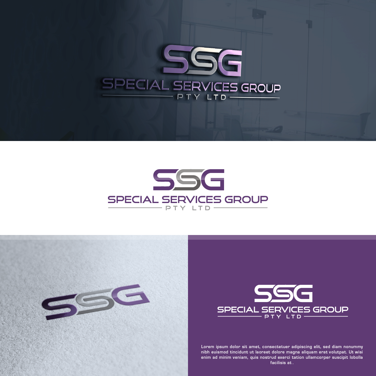 Logo Design by 7bitdesigner for Special Services Group Pty Ltd | Design #19337258