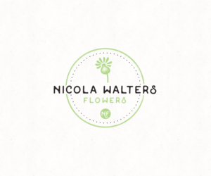 Nicola Walters Flowers | Logo Design by 91.kremena.petrova