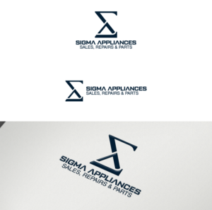 Sigma Appliances  (next line) Sales, Repairs & Parts  | Logo Design by AFD
