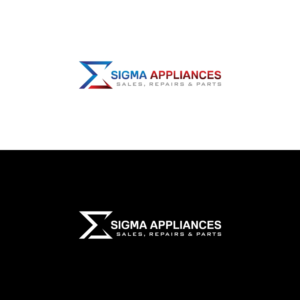 Sigma Appliances  (next line) Sales, Repairs & Parts  | Logo Design by Basksh Designs