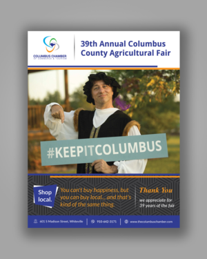 Columbus County Fair Ad for Chamber of Commerce | Advertisement Design by ecorokerz