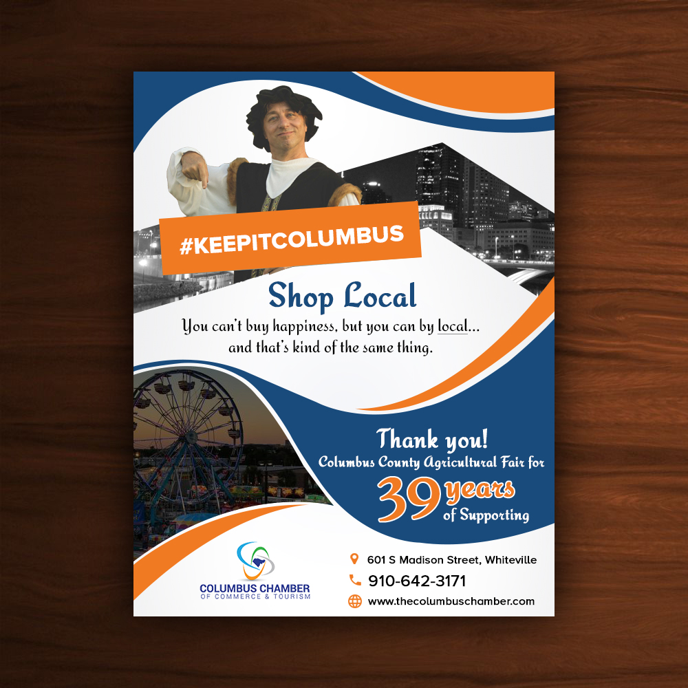 Werbe-Design von v.senthil-designer für Columbus Chamber of Commerce and Tourism | Design #19320781