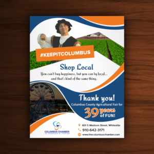 Columbus County Fair Ad for Chamber of Commerce | Advertisement Design by v.senthil-designer