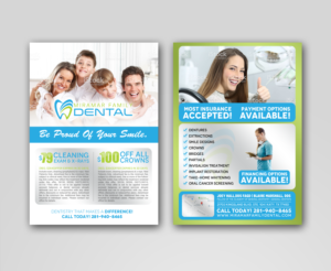 Flyer for Miramar Family Dental  | Flyer Design by chandrayaan.creative