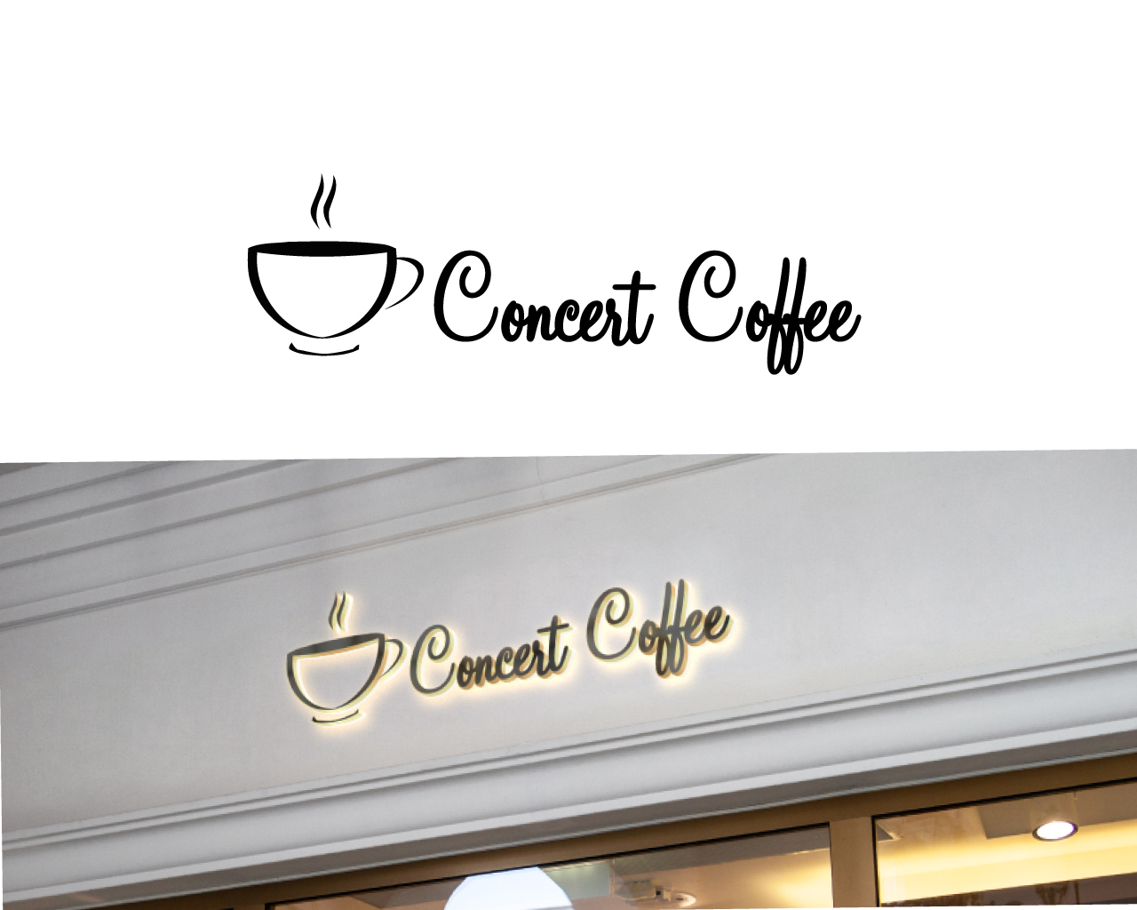Logo Design by fahaddesign for Concert Coffee | Design #19334075