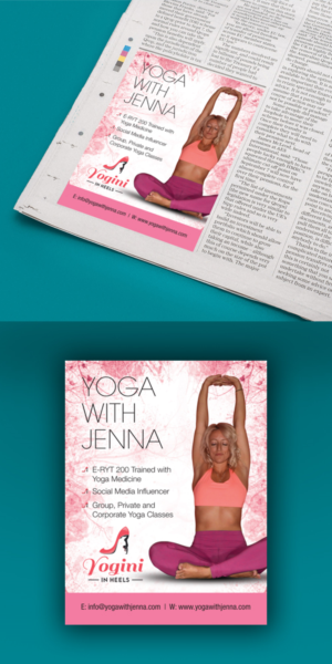 Flyer Design by decorusads for Yoga With Jenna | Design: #19316096